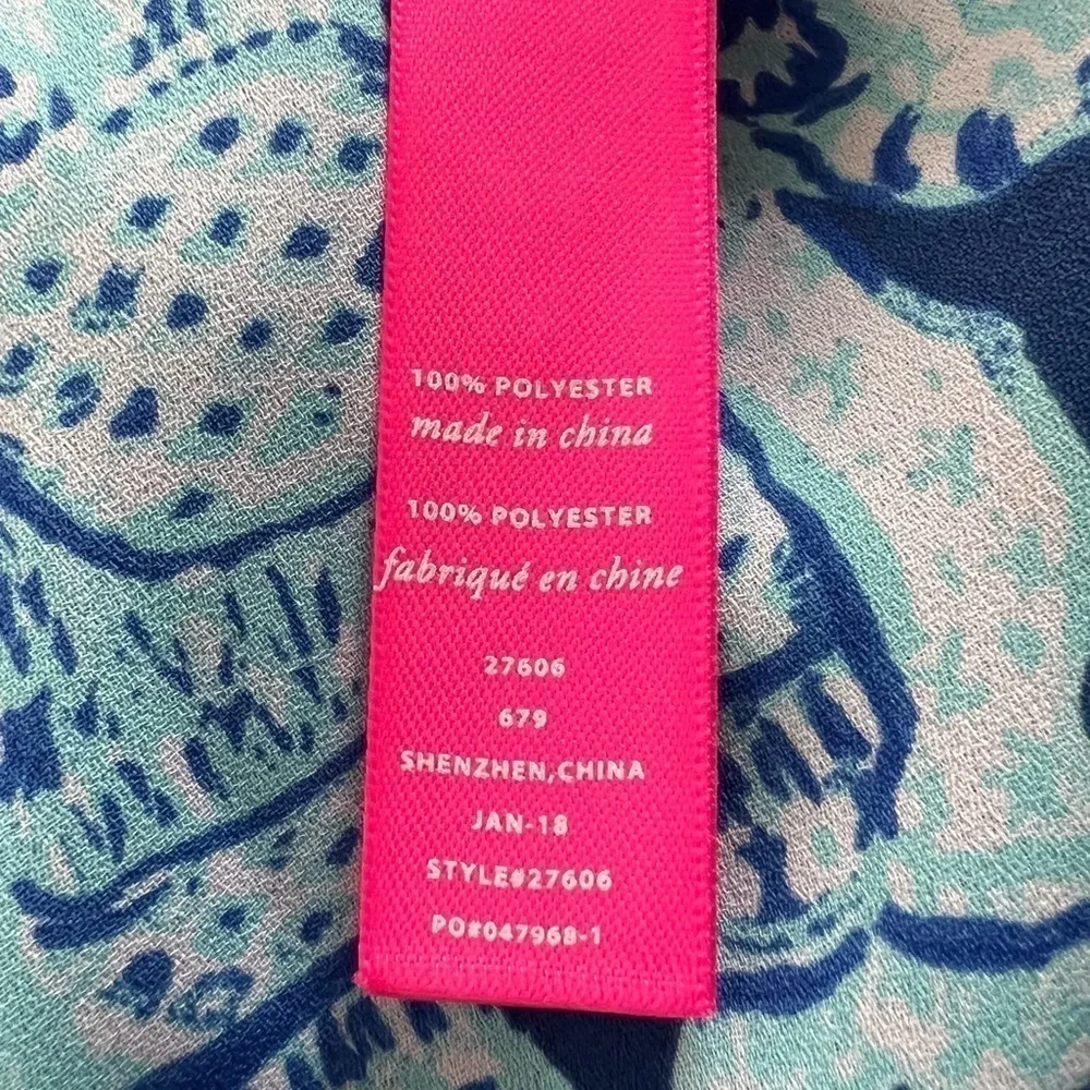 Lilly Pulitzer Florin Reversible Tank Joy Ride Deep Indigo Size XXS NEW - Picture 10 of 13